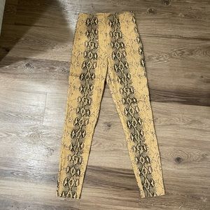 Snakeskin pants